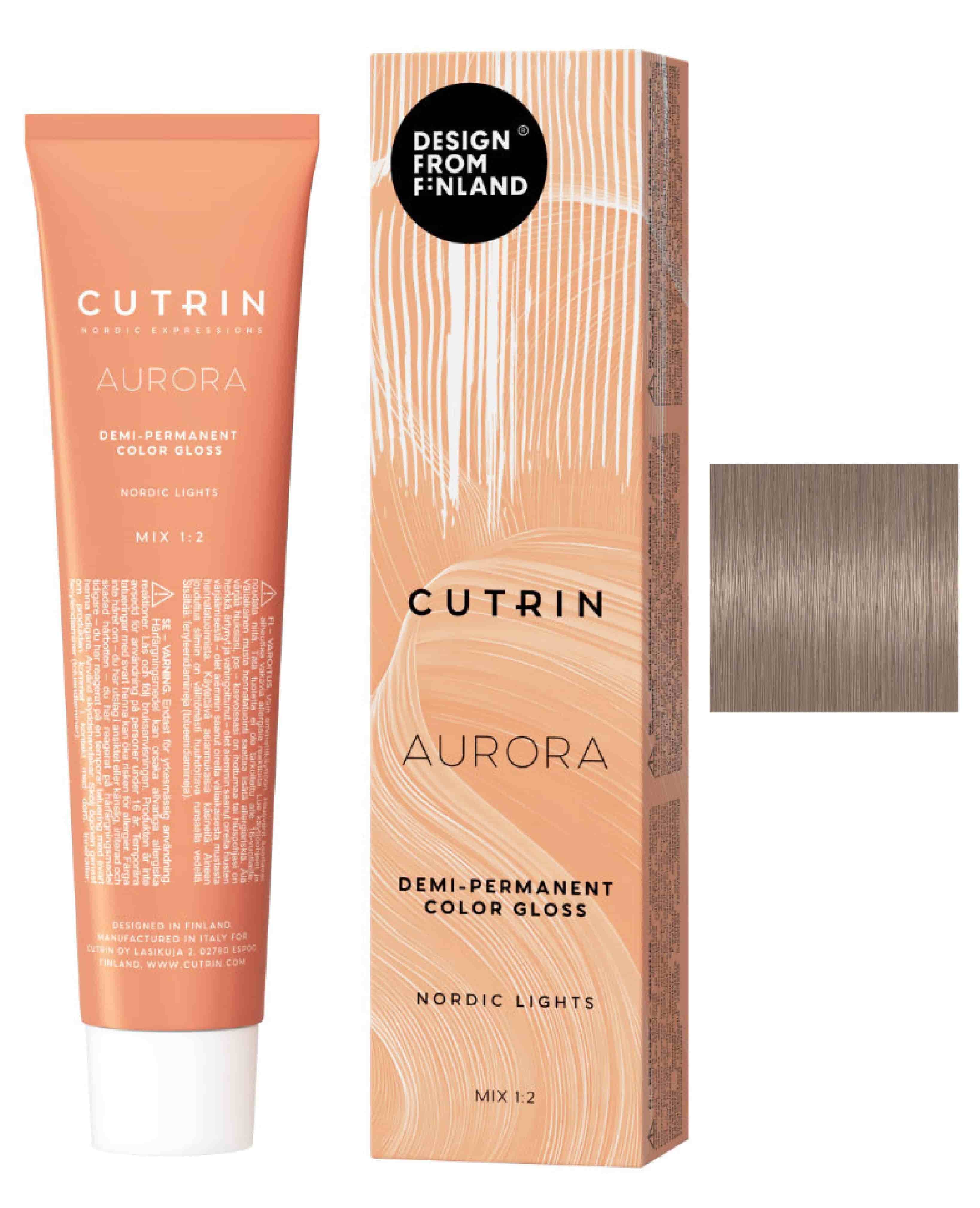 Гелева безаміачна фарба для волосся CUTRIN Aurora Nordic Lights 9.17 Nude Blonde, 60 ml - 1